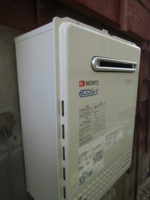 給湯器交換　新潟県新潟市　GT-C2452AWX-2BLノーリツエコジョーズ給湯器