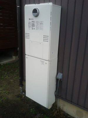 暖房給湯器交換　新潟県長岡市・ガス給湯器故障交換工事